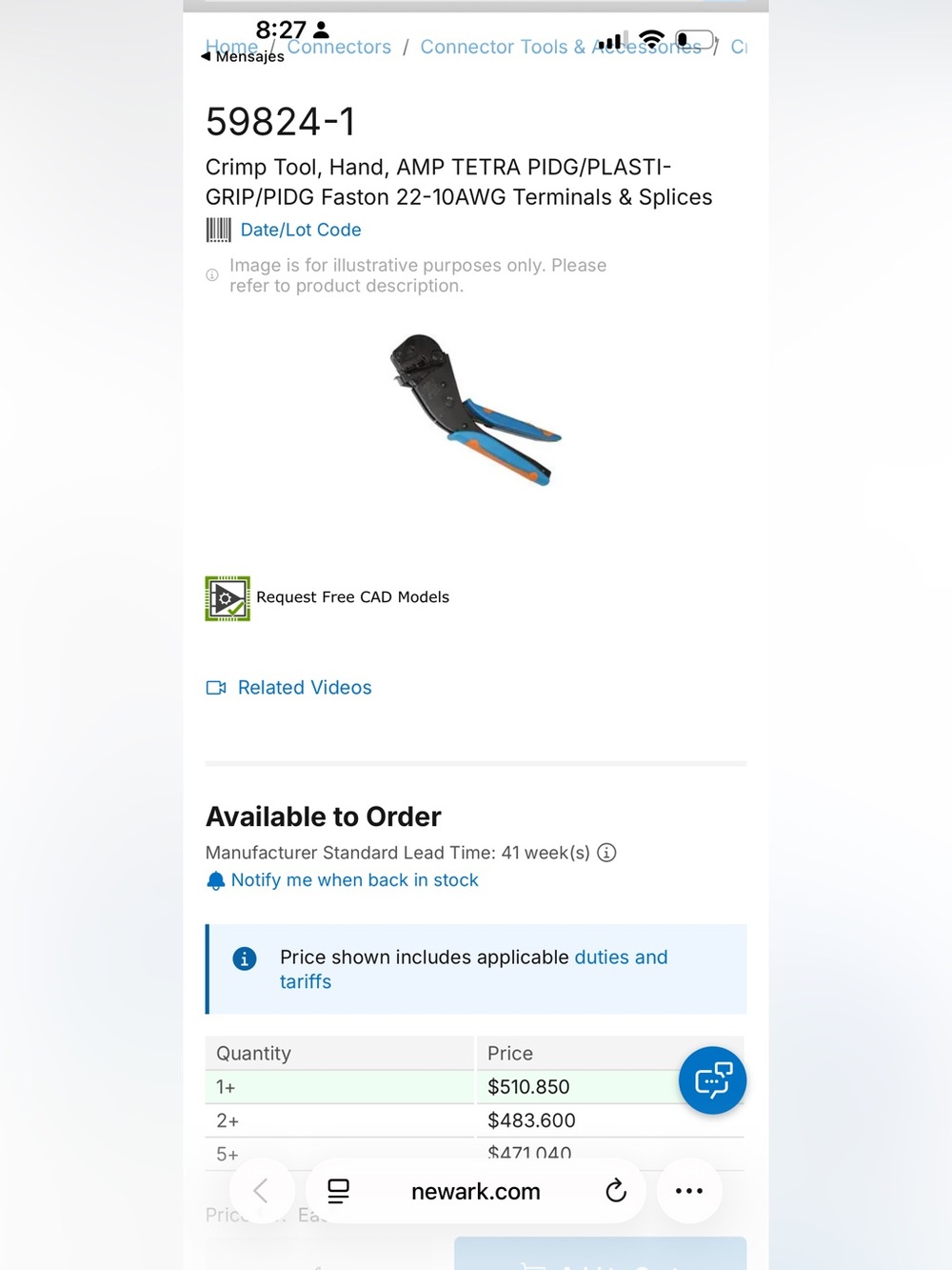 Crimp tool